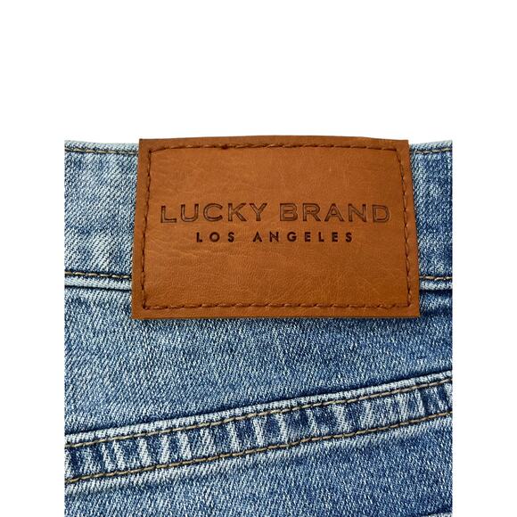 Lucky Brand Womens Size 4 Waist 29" The Roll Up Denim Shorts Mid-Rise Distressed - Picture 6 of 16